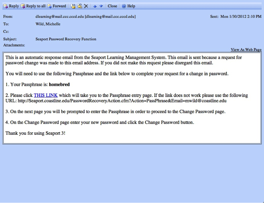 Seaport E-mail